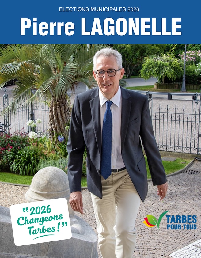 Pierre Lagonelle, candidat Tarbes Pour Tous 2026
